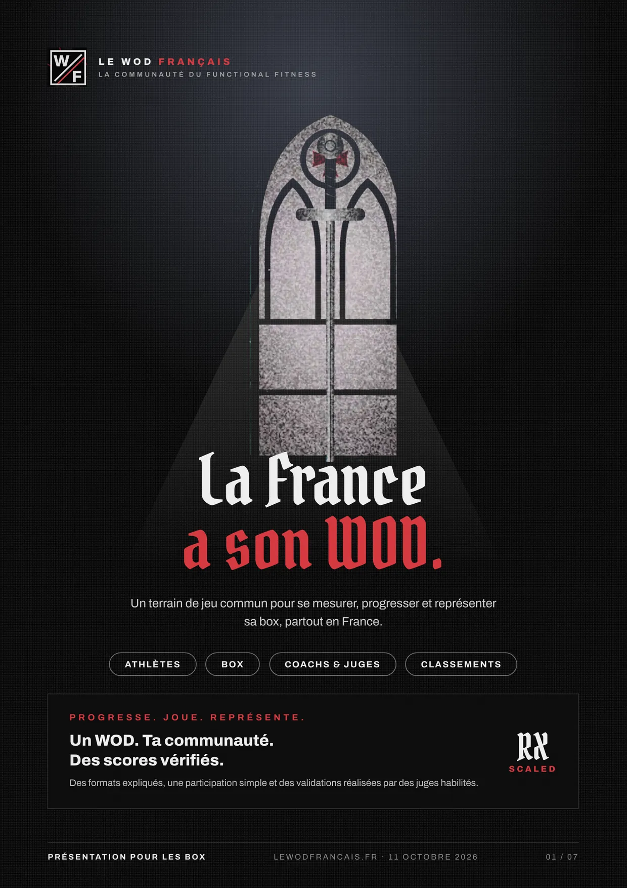 Brochure Le WOD Français, page 1 sur 7