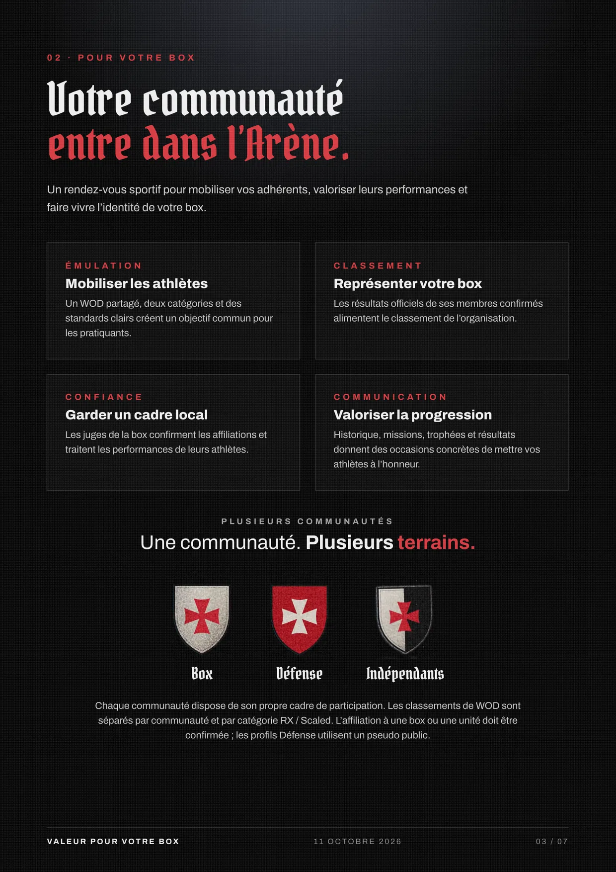 Brochure Le WOD Français, page 3 sur 7